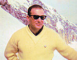 Gary Hayman skiing in the Alps